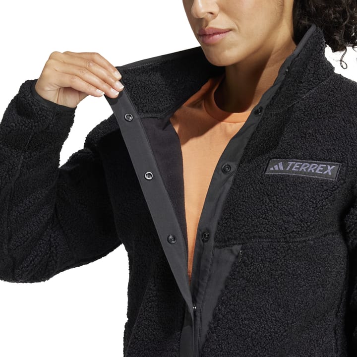 Adidas Women's Terrex Xploric High Pile Fleece Pullover Sweatshirt